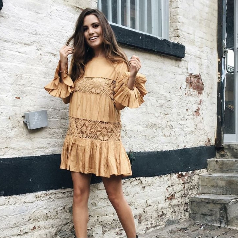 Tularosa Berkley Boho Lace Dress S